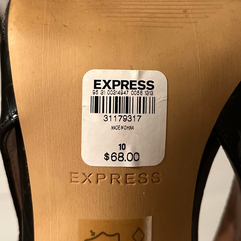 Express Slingback Heels - Picture 2 of 4